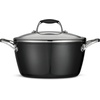 image:imageTramontina Ceramica Deluxe 5Quart Dutch Oven Pot with Lid Ceramic Non Stick OvenSafe Metallic BlackDutch Oven