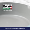 image:imageTramontina Fiora 425Quart Multipurpose Ceramic Non Stick Cooking Pan with Lid BlueFrost Blue