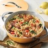 image:imageTramontina Fiora 425Quart Multipurpose Ceramic Non Stick Cooking Pan with Lid BlueMarigold