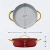 image:imageTramontina Fiora 425Quart Multipurpose Ceramic Non Stick Cooking Pan with Lid BlueMerlot