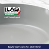image:imageTramontina Fiora 425Quart Multipurpose Ceramic Non Stick Cooking Pan with Lid BlueMint