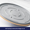 image:imageTramontina Fiora 425Quart Multipurpose Ceramic Non Stick Cooking Pan with Lid GrayMarigold