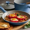 image:imageTramontina Solara 14Piece Ceramic Non Stick Cookware Set with Lids HeavyGauge Aluminum Pots and Pans Kitchen Set with Nonstick Coating Dishwasher and Oven Safe TealBlue