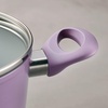 image:imageTramontina Solara 14Piece Ceramic Non Stick Cookware Set with Lids HeavyGauge Aluminum Pots and Pans Kitchen Set with Nonstick Coating Dishwasher and Oven Safe TealPurple