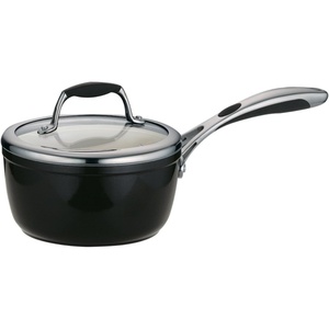image:imageTramontina Ceramica Deluxe 5Quart Dutch Oven Pot with Lid Ceramic Non Stick OvenSafe Metallic BlackSauce Pan