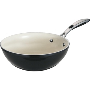 image:imageTramontina Ceramica Deluxe 5Quart Dutch Oven Pot with Lid Ceramic Non Stick OvenSafe Metallic BlackStir Fry