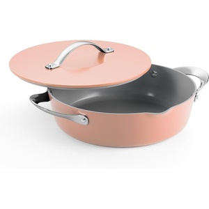 image:imageTramontina Fiora 425Quart Multipurpose Ceramic Non Stick Cooking Pan with Lid GraySpanish Villa
