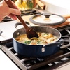 image:imageTramontina Aluminum Non Stick 11Piece Nesting Pots and Pans Set with Lids  Naval Kitchen Nonstick Cookware Set Dishwasher and Oven SafeNaval