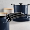 image:imageTramontina Aluminum Non Stick 11Piece Nesting Pots and Pans Set with Lids  Naval Kitchen Nonstick Cookware Set Dishwasher and Oven SafeNaval