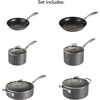 image:imageTramontina Hard Anodized Non Stick 8Quart Stock Pot with Glass Lid Pasta Pot with Reinforced Nonstick Coating Oven SafeCookware Set
