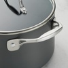 image:imageTramontina Hard Anodized Non Stick 8Quart Stock Pot with Glass Lid Pasta Pot with Reinforced Nonstick Coating Oven SafeSauce Pan