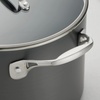 image:imageTramontina Hard Anodized Non Stick 8Quart Stock Pot with Glass Lid Pasta Pot with Reinforced Nonstick Coating Oven SafeStock Pot