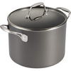 image:imageTramontina Hard Anodized Non Stick 8Quart Stock Pot with Glass Lid Pasta Pot with Reinforced Nonstick Coating Oven SafeStock Pot