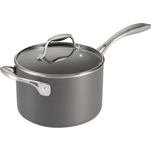 image:imageTramontina Hard Anodized Non Stick 8Quart Stock Pot with Glass Lid Pasta Pot with Reinforced Nonstick Coating Oven SafeSauce Pan
