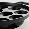 image:imageTramontina Utsava PreSeasoned Cast Iron Appam Pan 12Hole Appe Pan with Lid Great for Paniyaram Takoyaki and more