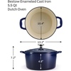 image:imageTramontina Enameled Cast Iron Dutch Oven Pot with Lid Round 65quart RedBlue