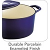 image:imageTramontina Enameled Cast Iron Dutch Oven Pot with Lid Round 65quart RedBlue