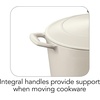 image:imageTramontina Enameled Cast Iron Dutch Oven Pot with Lid Round 65quart RedMatte White