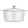 image:imageTramontina Enameled Cast Iron Dutch Oven Pot with Lid Round 65quart RedMatte White