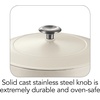 image:imageTramontina Enameled Cast Iron Dutch Oven Pot with Lid Round 65quart RedMatte White