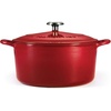 image:imageTramontina Enameled Cast Iron Dutch Oven Pot with Lid Round 65quart RedRed