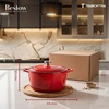 image:imageTramontina Enameled Cast Iron Dutch Oven Pot with Lid Round 65quart RedRed