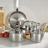 image:imageTramontina Tempo TriPly Base Stainless Steel 8Quart Stock Pot with Glass Lid InductionReady Pasta Pot OvenSafe DishwasherSafeCookware Set