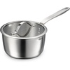 image:imageTramontina Tempo TriPly Base Stainless Steel 8Quart Stock Pot with Glass Lid InductionReady Pasta Pot OvenSafe DishwasherSafeSauce Pan