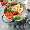image:imageTramontina Tempo TriPly Base Stainless Steel 8Quart Stock Pot with Glass Lid InductionReady Pasta Pot OvenSafe DishwasherSafeSauce Pan