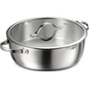 image:imageTramontina Tempo TriPly Base Stainless Steel 8Quart Stock Pot with Glass Lid InductionReady Pasta Pot OvenSafe DishwasherSafeBraiser