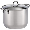 image:imageTramontina 16Quart Stainless Steel Stock Pot with Lid  Large Pasta Pot for Soups and Stews Oven amp Dishwasher Safe16 Quarts