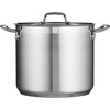 image:imageTramontina Gourmet Stainless Steel 12Quart Stock Pot with Lid12 quart