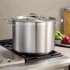 image:imageTramontina Gourmet Stainless Steel 12Quart Stock Pot with Lid16 quart