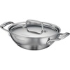 image:imageTramontina Utsava 4Quart TriPly Clad Stainless Steel Kadai with Lid  Large Kadhai Pot for Indian CookingCeramic