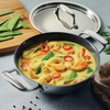 image:imageTramontina Utsava 4Quart TriPly Clad Stainless Steel Kadai with Lid  Large Kadhai Pot for Indian CookingCeramic
