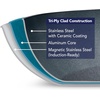 image:imageTramontina Utsava 4Quart TriPly Clad Stainless Steel Kadai with Lid  Large Kadhai Pot for Indian CookingCeramic