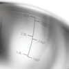 image:imageTramontina Utsava 4Quart TriPly Clad Stainless Steel Kadai with Lid  Large Kadhai Pot for Indian CookingUncoated