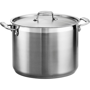 image:imageTramontina Gourmet Stainless Steel 12Quart Stock Pot with Lid16 quart