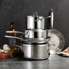 image:imageTramontina Signature TriPly Clad Stainless Steel 13Pc Pots and Pans Set  Cookware Kitchen Set InductionReady DishwasherSafe NSFCertified8Piece