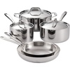 image:imageTramontina Signature TriPly Clad Stainless Steel 13Pc Pots and Pans Set  Cookware Kitchen Set InductionReady DishwasherSafe NSFCertified8Piece