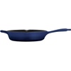 image:imageTramontina Bestow Enameled Cast Iron 10Inch Skillet with Lid Blue  Perfect Pan for Frying Searing Braising and OventoTable CookingBlue