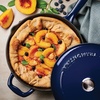 image:imageTramontina Bestow Enameled Cast Iron 10Inch Skillet with Lid Blue  Perfect Pan for Frying Searing Braising and OventoTable CookingBlue