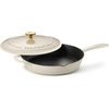 image:imageTramontina Bestow Enameled Cast Iron 10Inch Skillet with Lid Blue  Perfect Pan for Frying Searing Braising and OventoTable CookingLatte