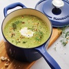 image:imageTramontina Bestow Enameled Cast Iron 25Qt Sauce Pan with Lid Blue  InductionReady Saucepan OvenSafeBlue