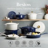 image:imageTramontina Bestow Enameled Cast Iron 12Inch Skillet with Lid SunriseBlue