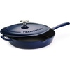 image:imageTramontina Bestow Enameled Cast Iron 12Inch Skillet with Lid SunriseBlue