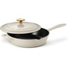 image:imageTramontina Bestow Enameled Cast Iron 12Inch Skillet with Lid SunriseLatte