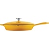 image:imageTramontina Bestow Enameled Cast Iron 12Inch Skillet with Lid SunriseSunrise