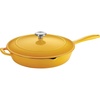 image:imageTramontina Bestow Enameled Cast Iron 12Inch Skillet with Lid SunriseSunrise