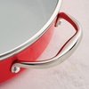 image:imageTramontina 10Pc Ceramic Non Stick Pots and Pans Set with LidsRed